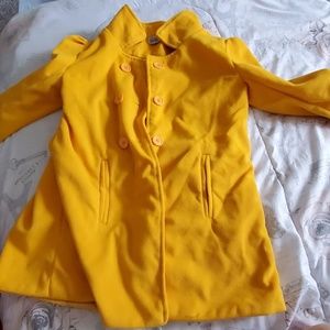 Yellow coat